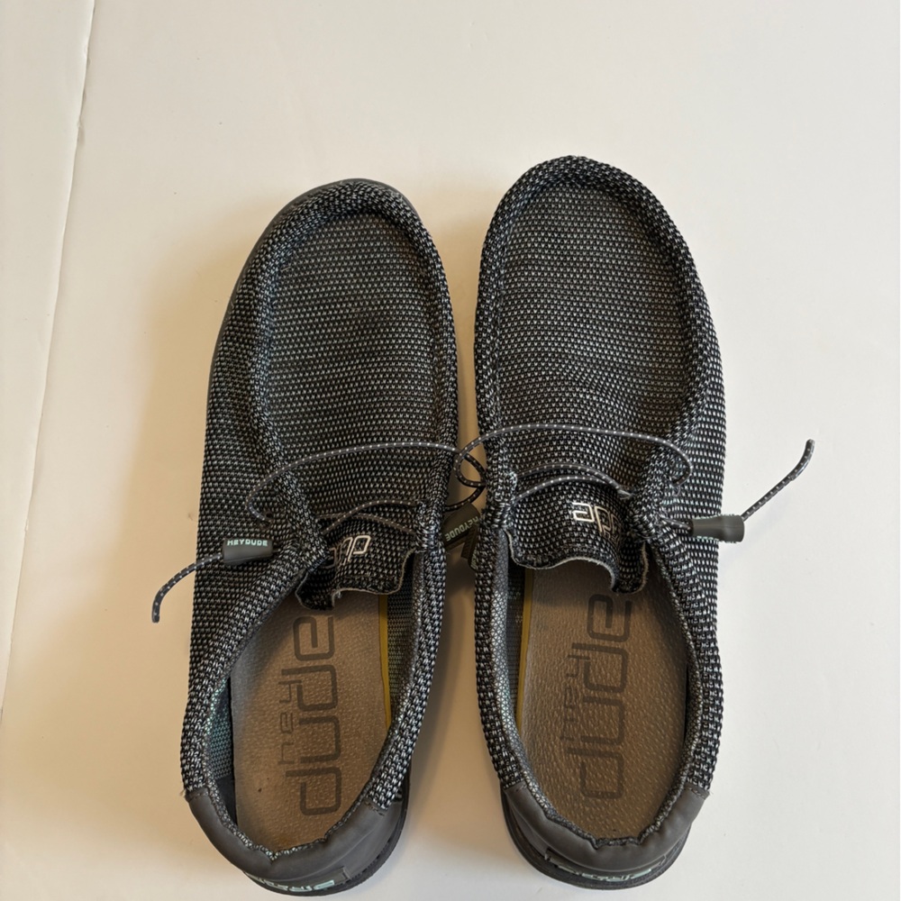 adidas Men's Black and Gray Loafers